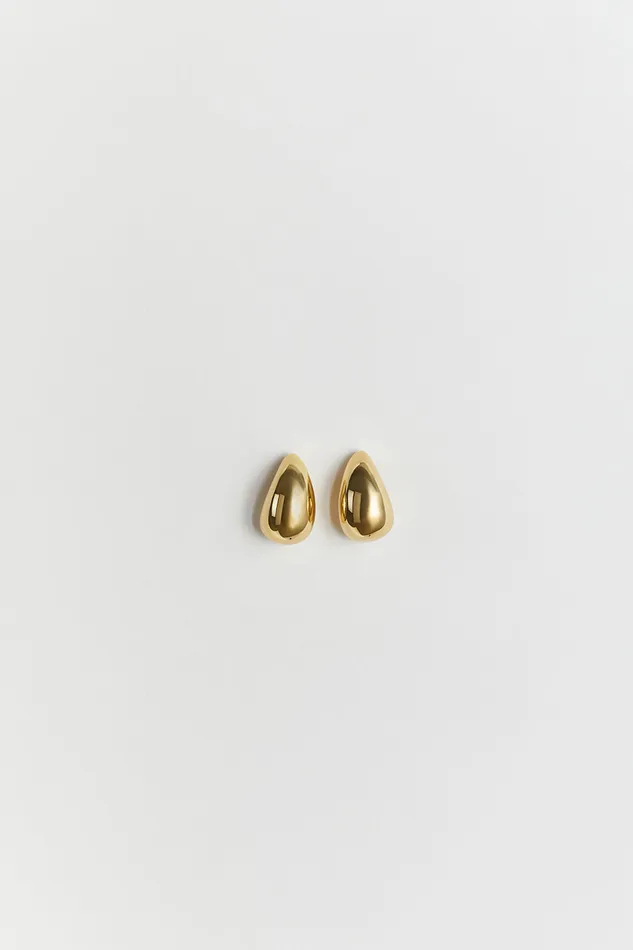 Women Jewellery DISSH PORTER BABY BLOB GOLD EARRINGS