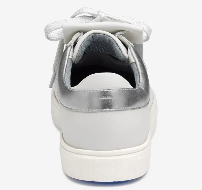 Women Johnston and Murphy Golf Madison Perfed Hybrid White Calfskin