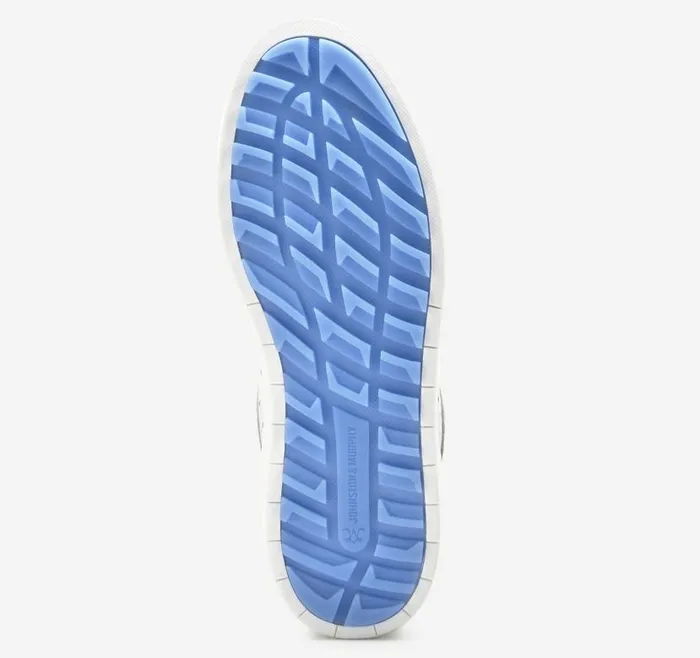 Women Johnston and Murphy Golf Madison Perfed Hybrid White Calfskin
