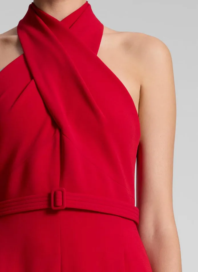 Women Jumpsuits ALC Murphy II Wide Leg Jumpsuit Really Red