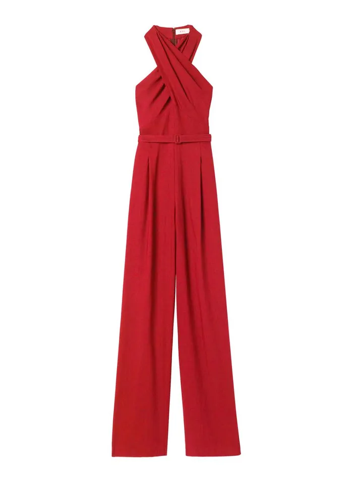 Women Jumpsuits ALC Murphy II Wide Leg Jumpsuit Really Red