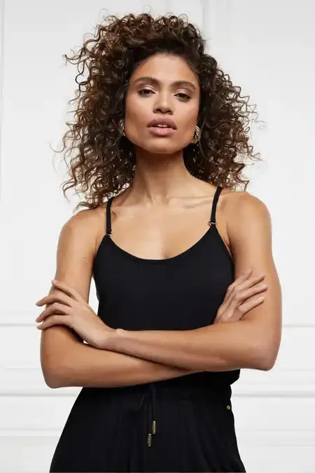 Women Jumpsuits Holland Cooper Iconic Jersey Jumpsuit Black