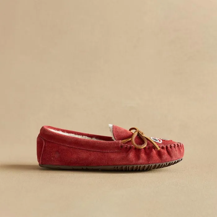 Women Kayak Cozy Moccasins Wine Sundance Catalog Shoes