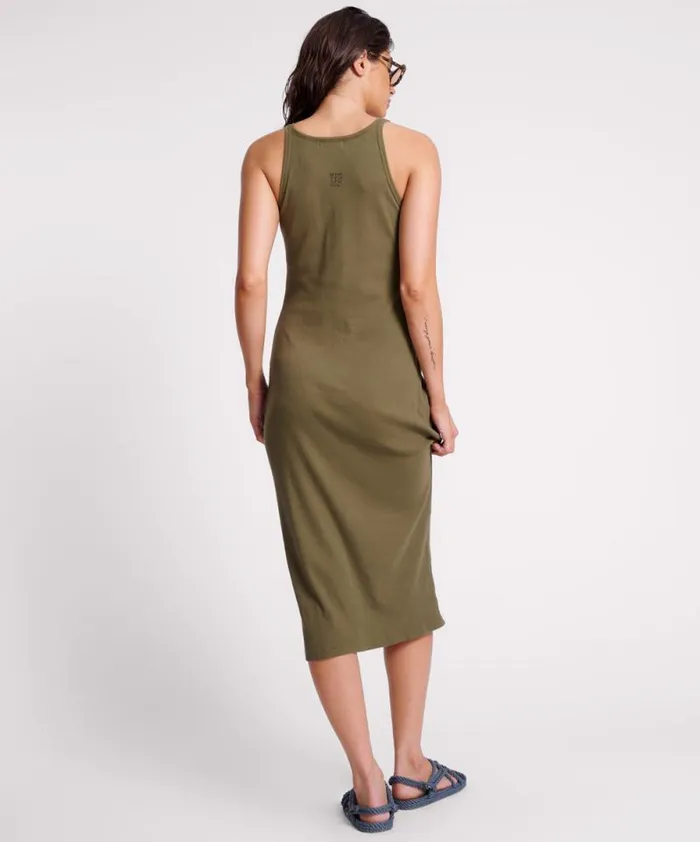 Women KHAKI ONE TEASPOON RIB SINGLET MIDI DRESS One Teaspoon Midi and Maxi Dresses Women KHAKI ONE TEASPOON RIB SINGLET MIDI DRESS One Teaspoon Midi and Maxi Dresses