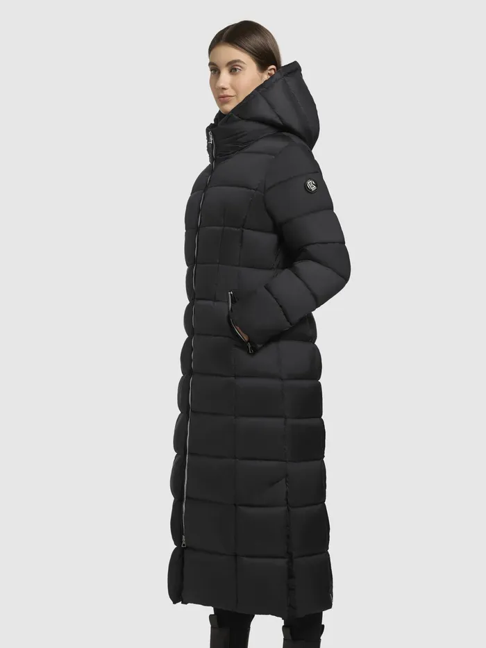 Women KHUJO Mantel MALEE Schwarz Schwarz Puffer Coats