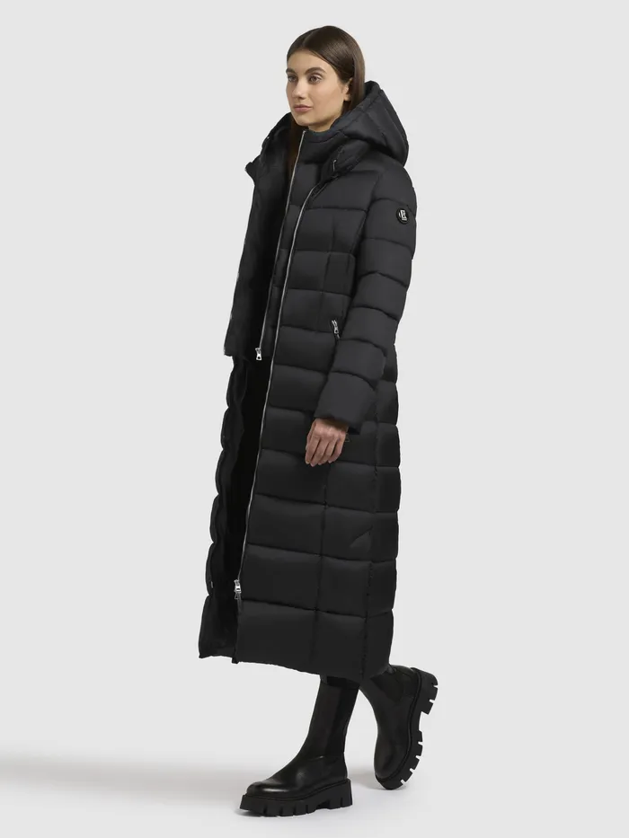 Women KHUJO Mantel MALEE Schwarz Schwarz Puffer Coats