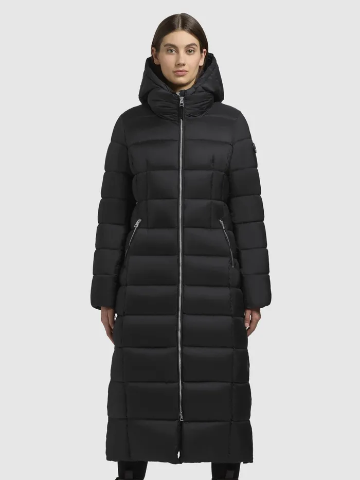 Women KHUJO Mantel MALEE Schwarz Schwarz Puffer Coats
