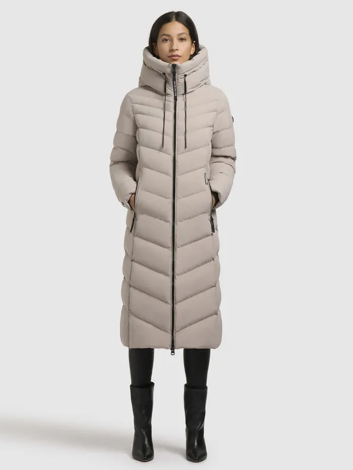 Women KHUJO Mantel STOANE Hellbeige Hellbeige Quilted Coats