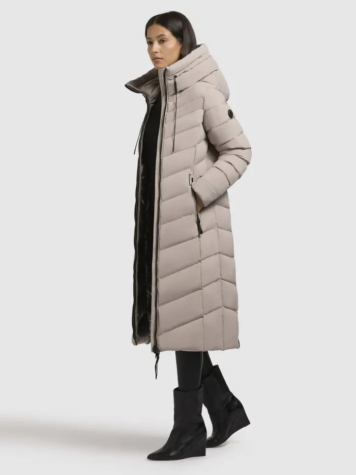 Women KHUJO Mantel STOANE Hellbeige Hellbeige Quilted Coats