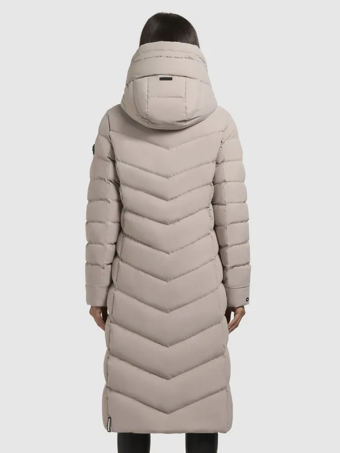 Women KHUJO Mantel STOANE Hellbeige Hellbeige Quilted Coats