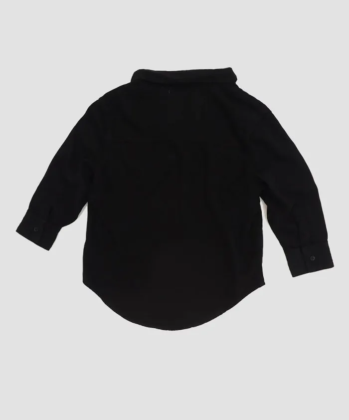 WomenKids KIDS BLACK SOHO TENCEL SHIRT One Teaspoon Denim Tops WomenKids KIDS BLACK SOHO TENCEL SHIRT One Teaspoon Denim Tops