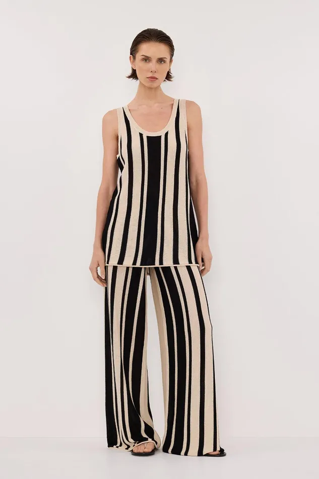 Women Knitted DISSH DELPHI STRIPE LONGLINE KNIT TUNIC
