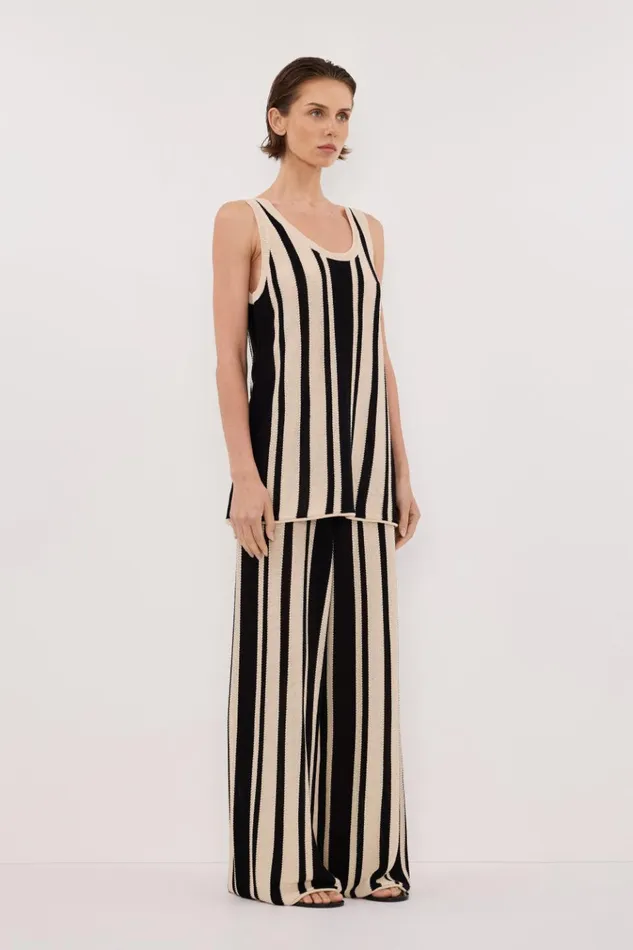 Women Knitted DISSH DELPHI STRIPE LONGLINE KNIT TUNIC