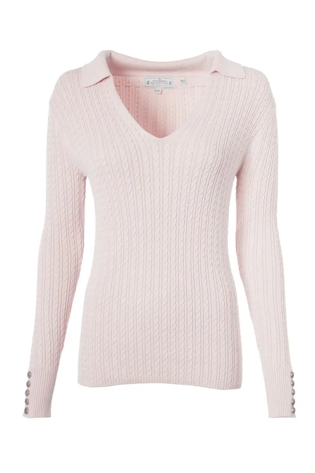 Women Knitwear Holland Cooper Ava Knit Soft Pink
