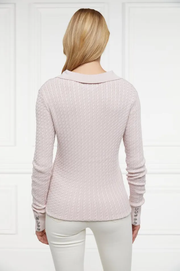 Women Knitwear Holland Cooper Ava Knit Soft Pink