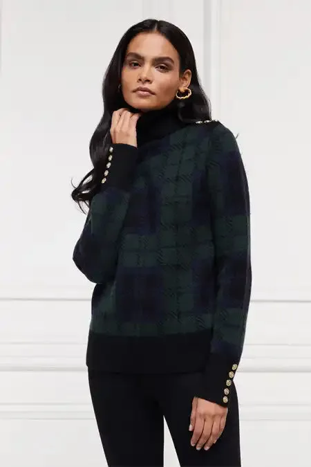 Women Knitwear Holland Cooper Heritage Knit Jumper Blackwatch Women Knitwear Holland Cooper Heritage Knit Jumper Blackwatch