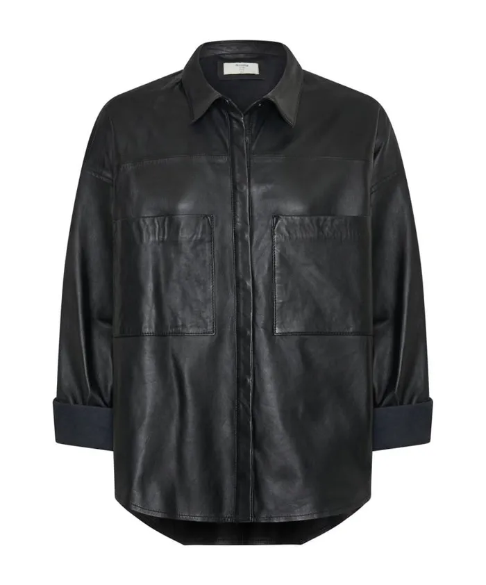 Women LAST KISS LEATHER DARIA SHACKET One Teaspoon Shirts Women LAST KISS LEATHER DARIA SHACKET One Teaspoon Shirts