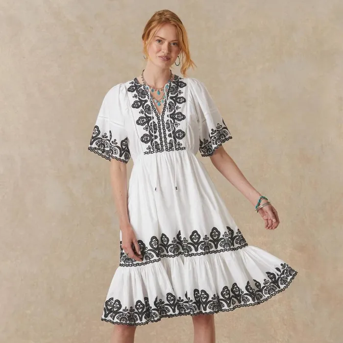 Women Layna Embroidered Dress White Sundance Catalog Dresses and Jumpsuits Women Layna Embroidered Dress White Sundance Catalog Dresses and Jumpsuits