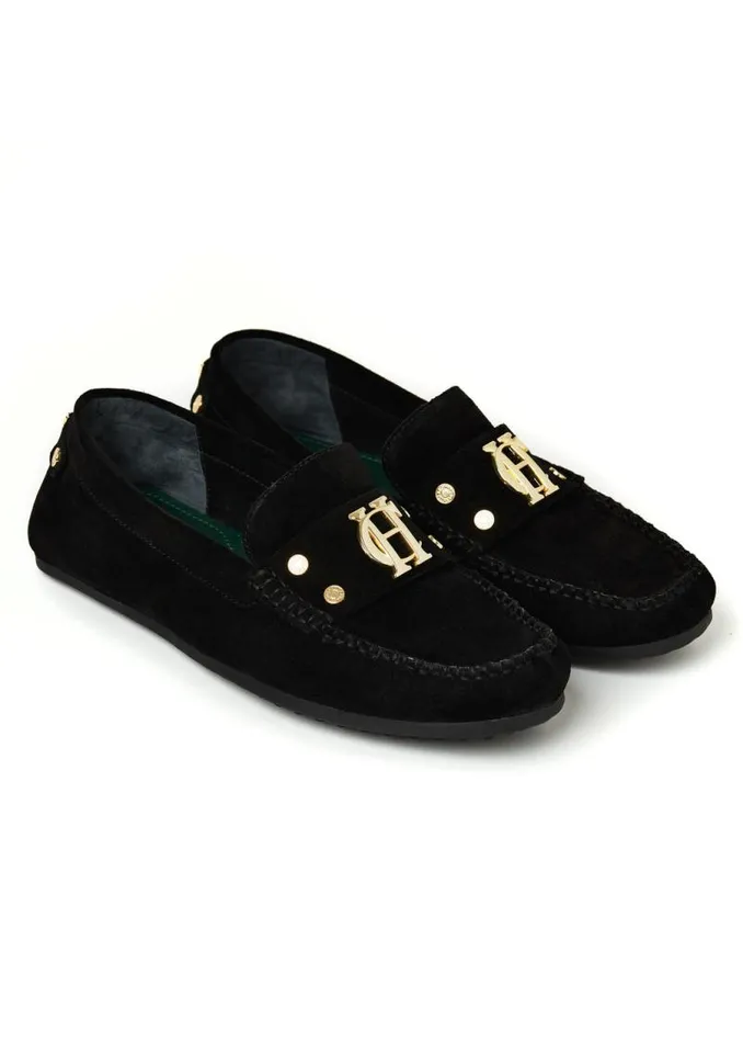 Women Loafers Holland Cooper The Driving Loafer Black