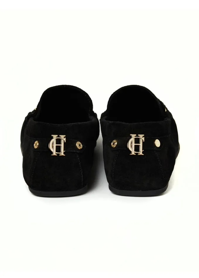 Women Loafers Holland Cooper The Driving Loafer Black