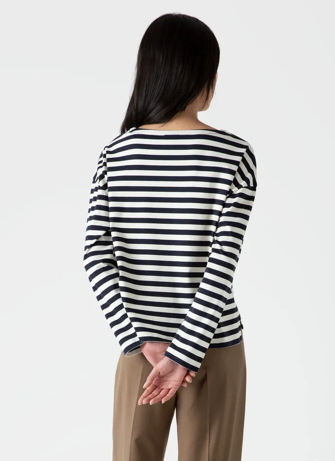 Women Long Sleeve Boatneck Tshirt Tshirts and Tops ussunspel Women Long Sleeve Boatneck Tshirt Tshirts and Tops ussunspel