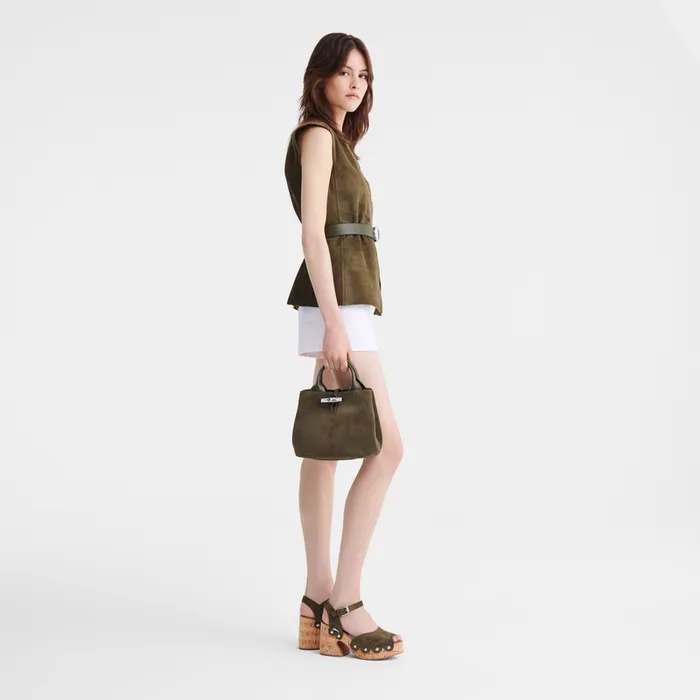Women Longchamp Le Roseau S Handbag Olive Handbags