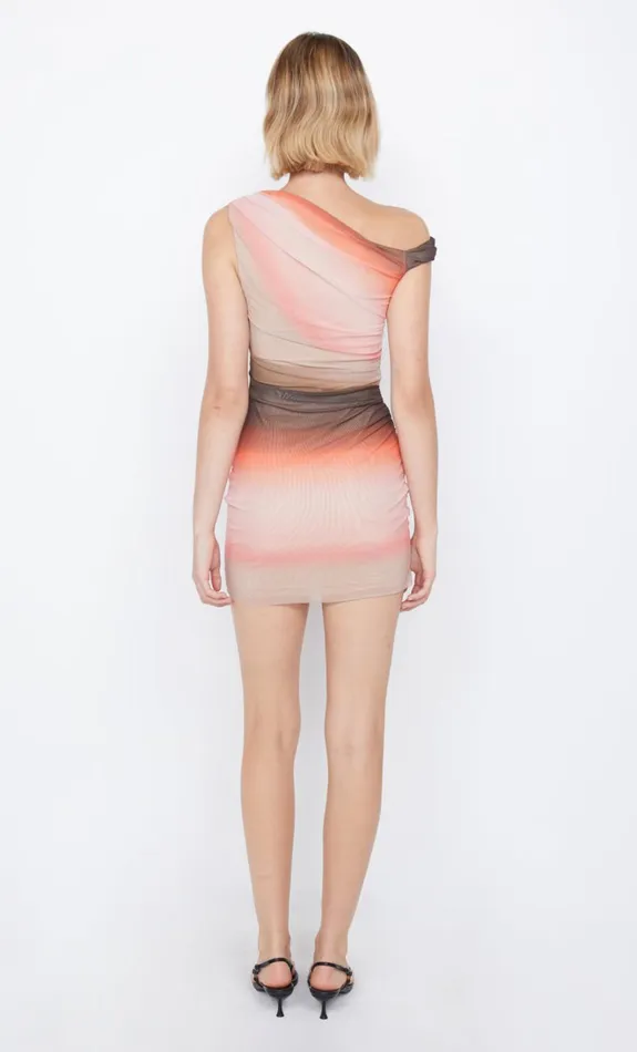 Women LOUNA MINI DRESS 8211 CHOCPINK OMBRE Bec Bridge Mini Dresses