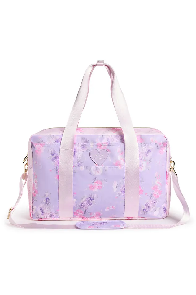 Women LoveShackFancy Bags and Travel State Wellington Weekender Happy Thoughts