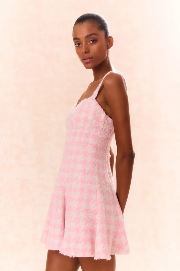 Women LoveShackFancy Dresses Josalie Tweed Dress Rose Quartz