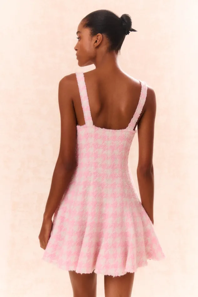Women LoveShackFancy Dresses Josalie Tweed Dress Rose Quartz