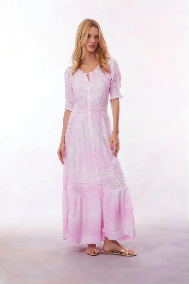 Women LoveShackFancy Dresses Minka Maxi Dress Peony Pink Women LoveShackFancy Dresses Minka Maxi Dress Peony Pink