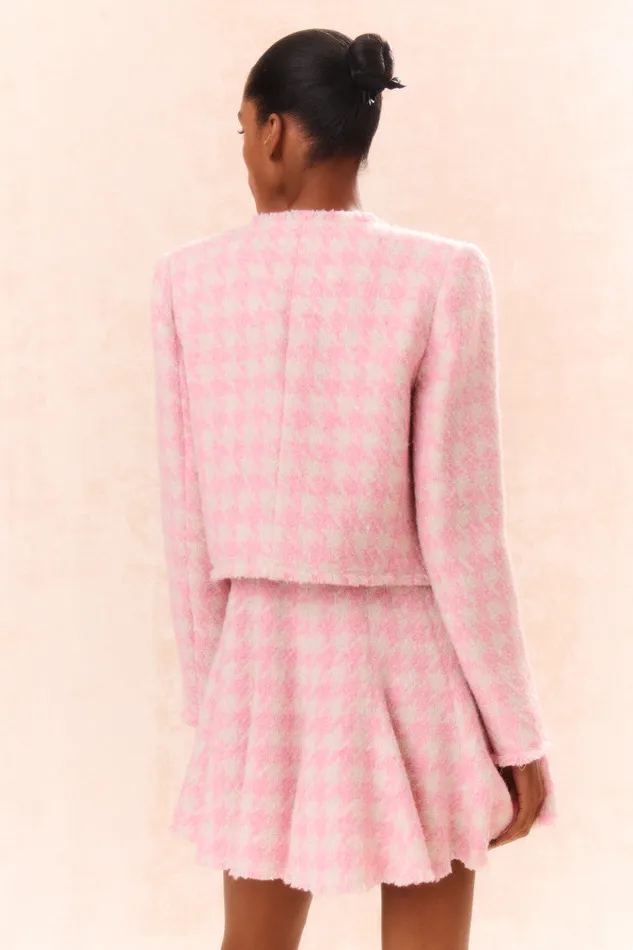 Women LoveShackFancy Jackets and Coats Antoine Tweed Jacket Rose Quartz