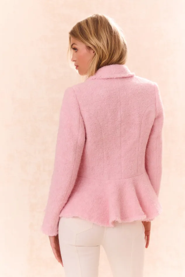 Women LoveShackFancy Jackets and Coats Morrow Tailored Jacket Heavenly Pink