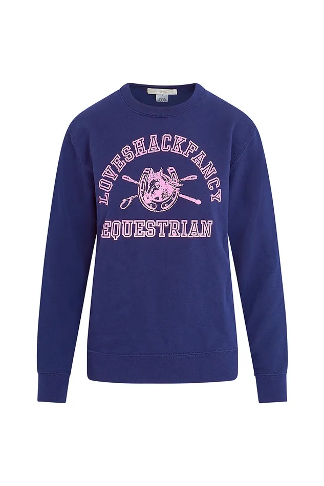 Women LoveShackFancy Tees and Fleece First Port Equestrian Navy