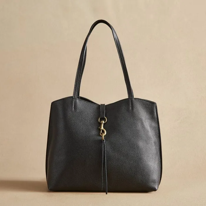 Women Lucero Latch Tote Black Sundance Catalog Handbags