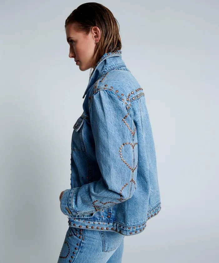 Women LUCKY BET DENIM TRUCKER JACKET One Teaspoon Denim Jackets Women LUCKY BET DENIM TRUCKER JACKET One Teaspoon Denim Jackets