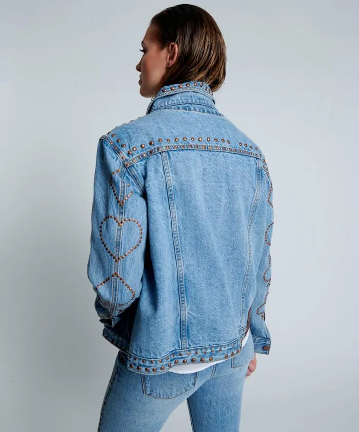 Women LUCKY BET DENIM TRUCKER JACKET One Teaspoon Denim Jackets Women LUCKY BET DENIM TRUCKER JACKET One Teaspoon Denim Jackets