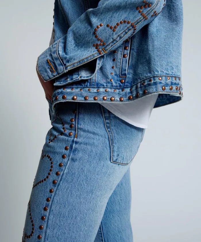 Women LUCKY BET DENIM TRUCKER JACKET One Teaspoon Denim Jackets Women LUCKY BET DENIM TRUCKER JACKET One Teaspoon Denim Jackets