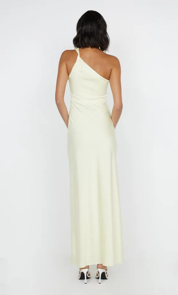 Women LUNETTA ASYM DRESS 8211 ICE YELLOW Bec Bridge Bridesmaid Dresses