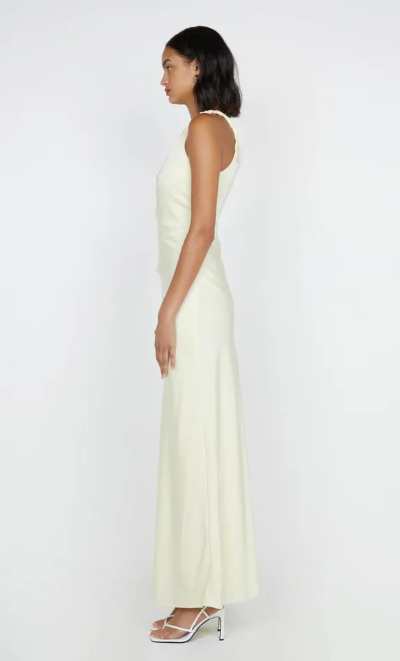 Women LUNETTA ASYM DRESS 8211 ICE YELLOW Bec Bridge Bridesmaid Dresses