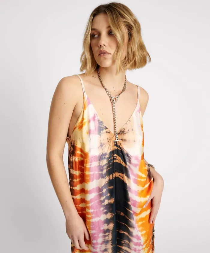 Women MAKE WAVES HAND DYED SATIN SLIP DRESS One Teaspoon Mini Dresses Women MAKE WAVES HAND DYED SATIN SLIP DRESS One Teaspoon Mini Dresses