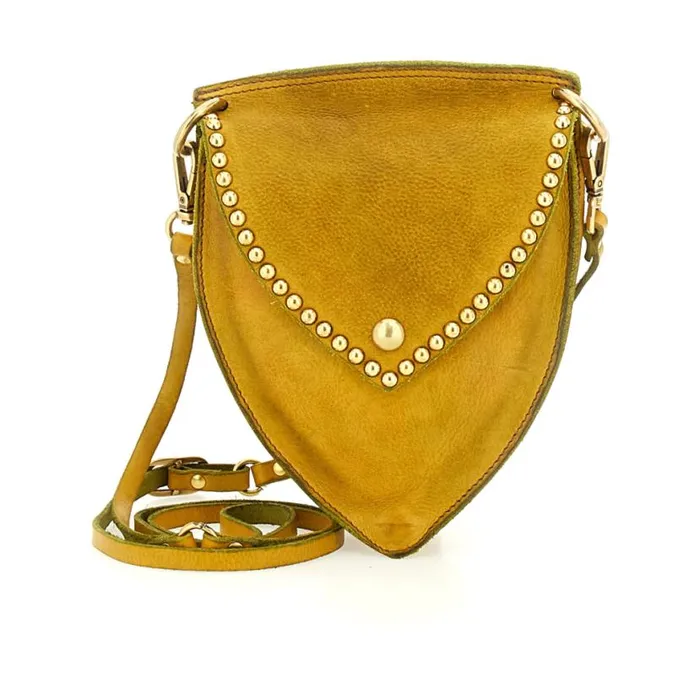 Women Malachite Yellow Campomaggi Crossbody Bags