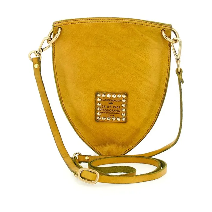 Women Malachite Yellow Campomaggi Crossbody Bags Women Malachite Yellow Campomaggi Crossbody Bags