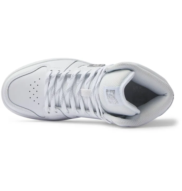 Women Manteca 4 Hi HighTop Shoes whitesilver Sneakers DC Shoes