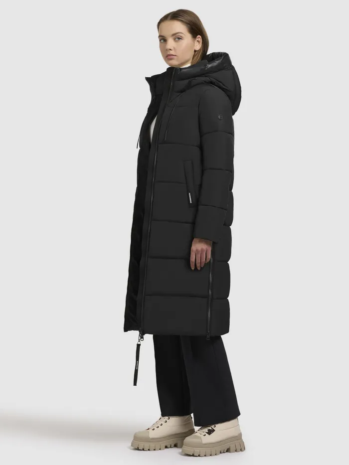 Women Mantel MIRI2 Schwarz Schwarz Puffer Coats KHUJO