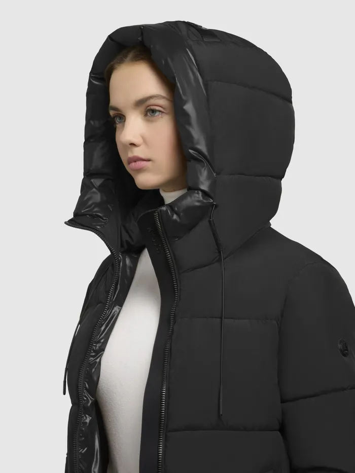 Women Mantel MIRI2 Schwarz Schwarz Puffer Coats KHUJO
