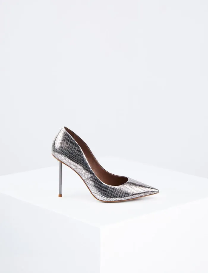 Women Marain Pump Heel Graphite Snake BCBG Shoes Women Marain Pump Heel Graphite Snake BCBG Shoes