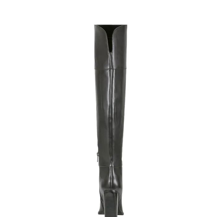 Women Marc Fisher Boots Lasli Over The Knee Boot Black Leather