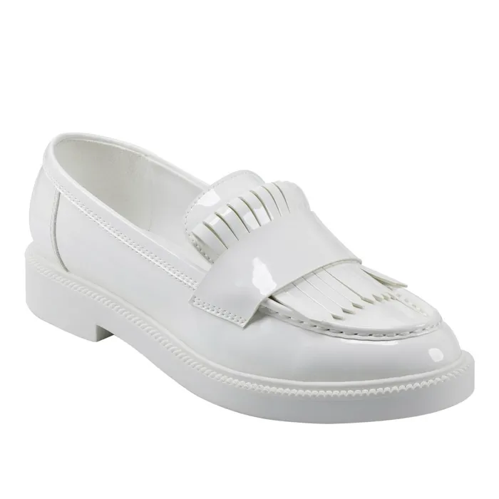 Women Marc Fisher Loafers and Flats Calixy Loafer White