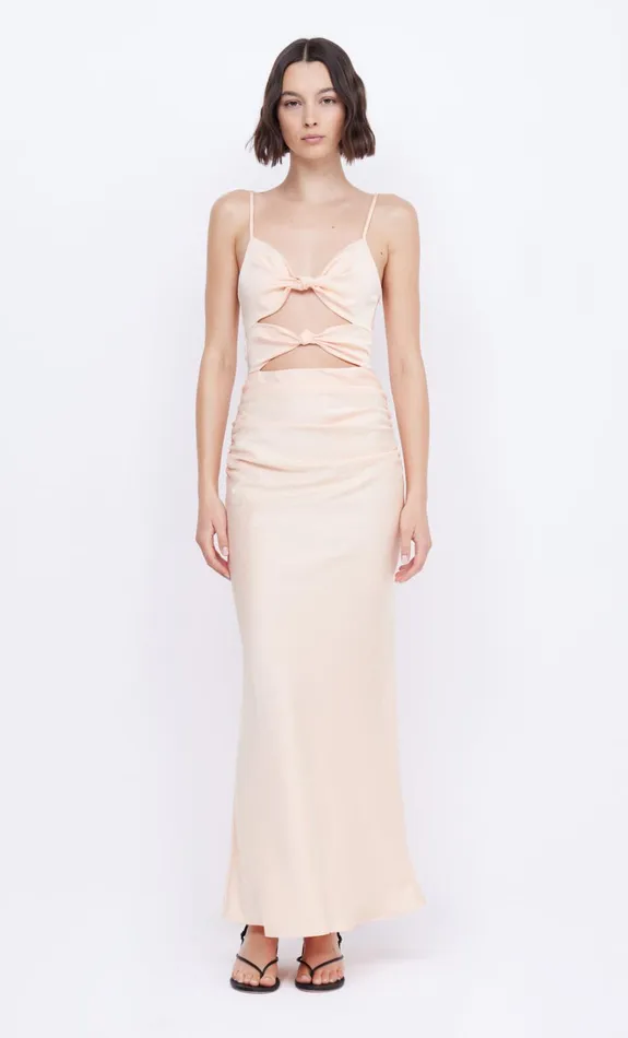 Women MARI LOU KNOT DRESS 8211 PEACH Bec Bridge Maxi Dresses